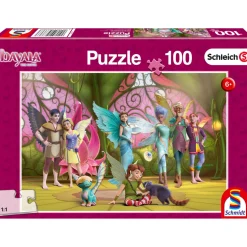 Puzzle 100 pièces : La reine Eleya et ses amis - Schmidt