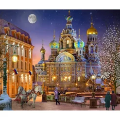 Puzzle 1000 pièces : La Russie avec amour - Vermont Christmas Company