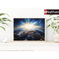 Puzzle 500 pièces : La Terre vue de l'espace - Nathan