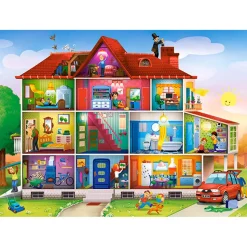 Puzzle 120 pièces : La vie à la maison - Castorland