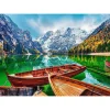 Puzzle 500 pièces : Lac de Braies, Italie - Trefl