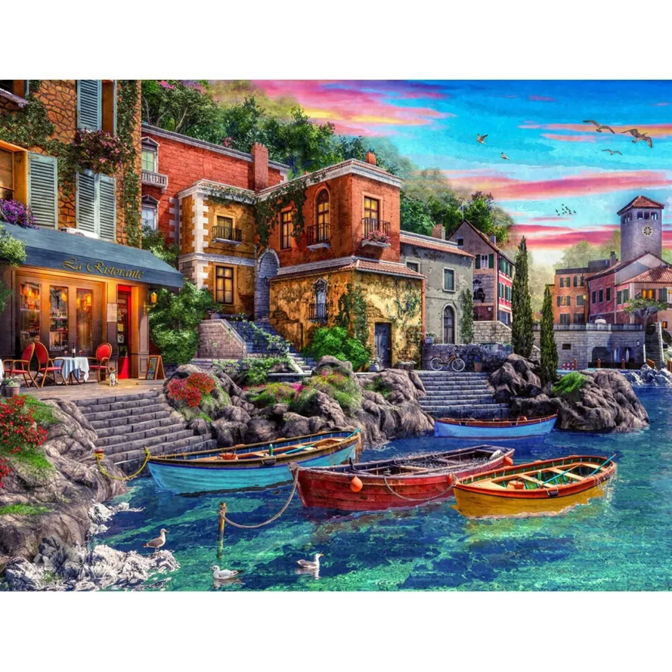 Puzzle 1000 pièces : Lac de Côme - Vermont Christmas Company