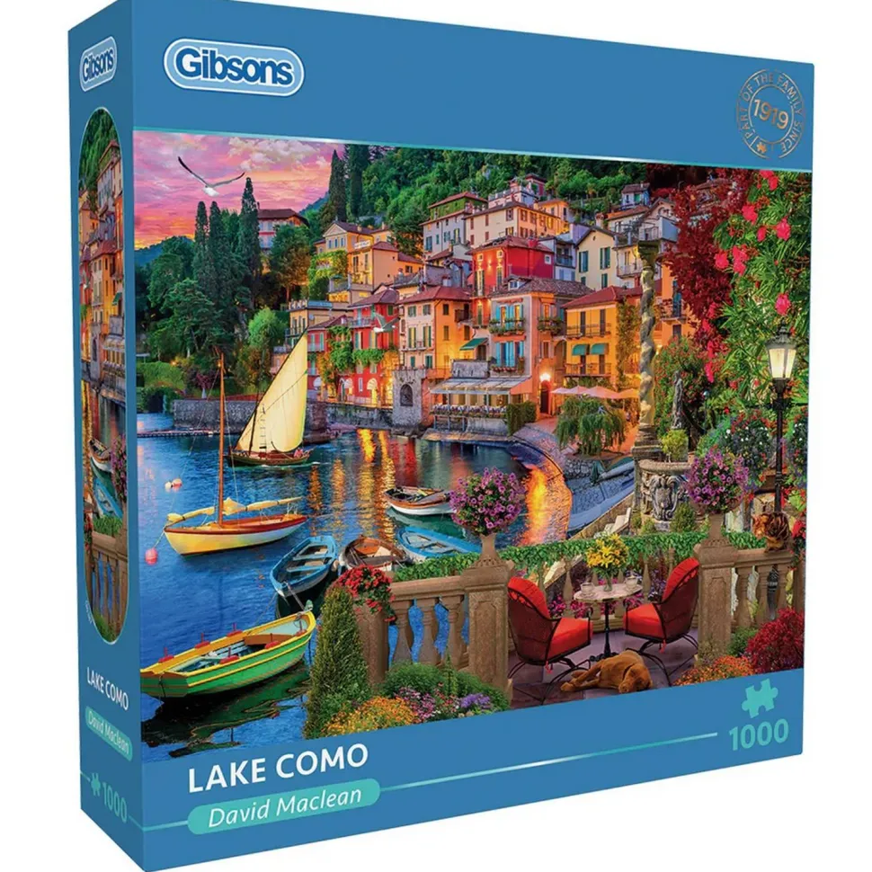 Puzzle 1000 pièces : Lac de Côme - Gibsons