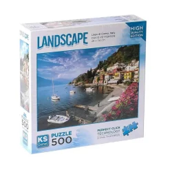 Puzzle 500 pièces : Lac de Côme - Ks Games