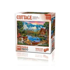 Puzzle 1500 pièces : Lac de Montagne - Ks Games
