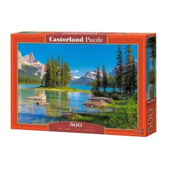 Puzzle 500 pièces : Lac Maligne, Canada - Castorland