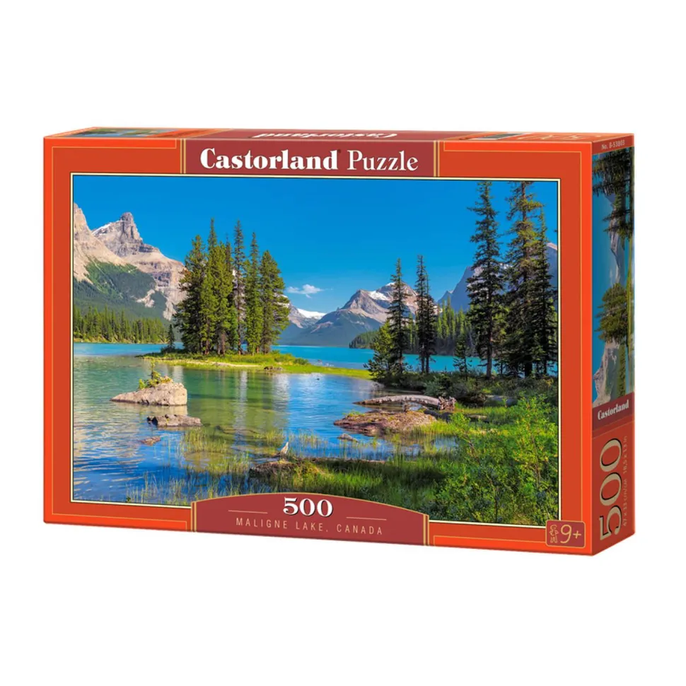 Puzzle 500 pièces : Lac Maligne, Canada - Castorland