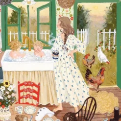 Puzzle 500 pièces : L'Alouette en fête - New York Puzzle Company