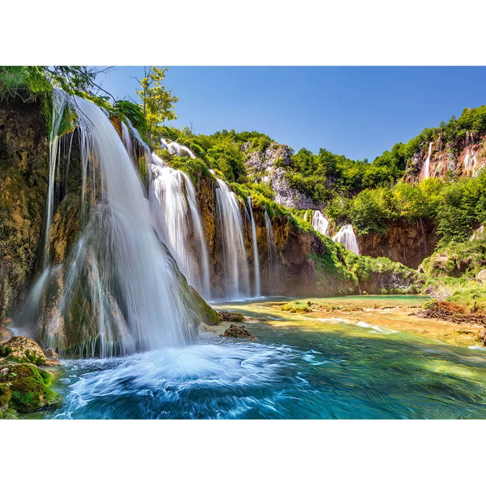 Puzzle 1000 pièces : Land of the Falling Lakes - Castorland