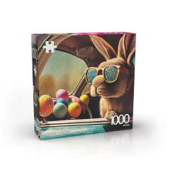 Puzzle 1000 pièces : Lapin stylé - Abi Games