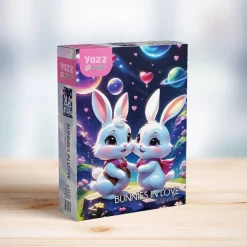 Puzzle 1000 pièces : Lapins amoureux - Yazz puzzle