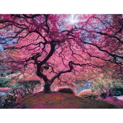 Puzzle 1000 pièces : L'arbre rose - Anatolian