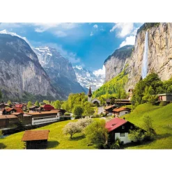 Puzzle 3000 pièces : Lauterbrunnen, Suisse - Trefl