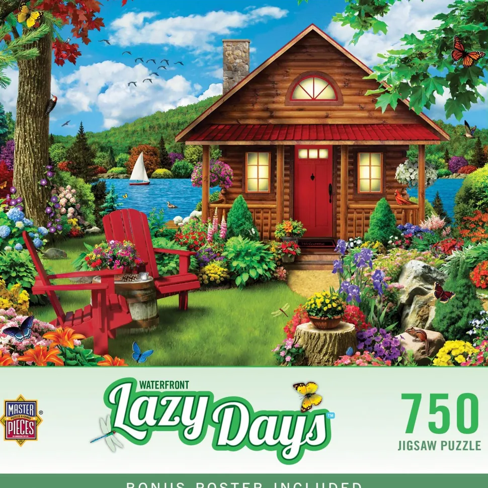 Puzzle 750 pièces : Lazy Days - Bord de mer - Master Pieces