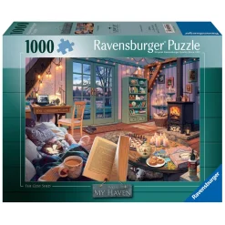 Puzzle 1000 pièces : Le cabanon cosy - Ravensburger