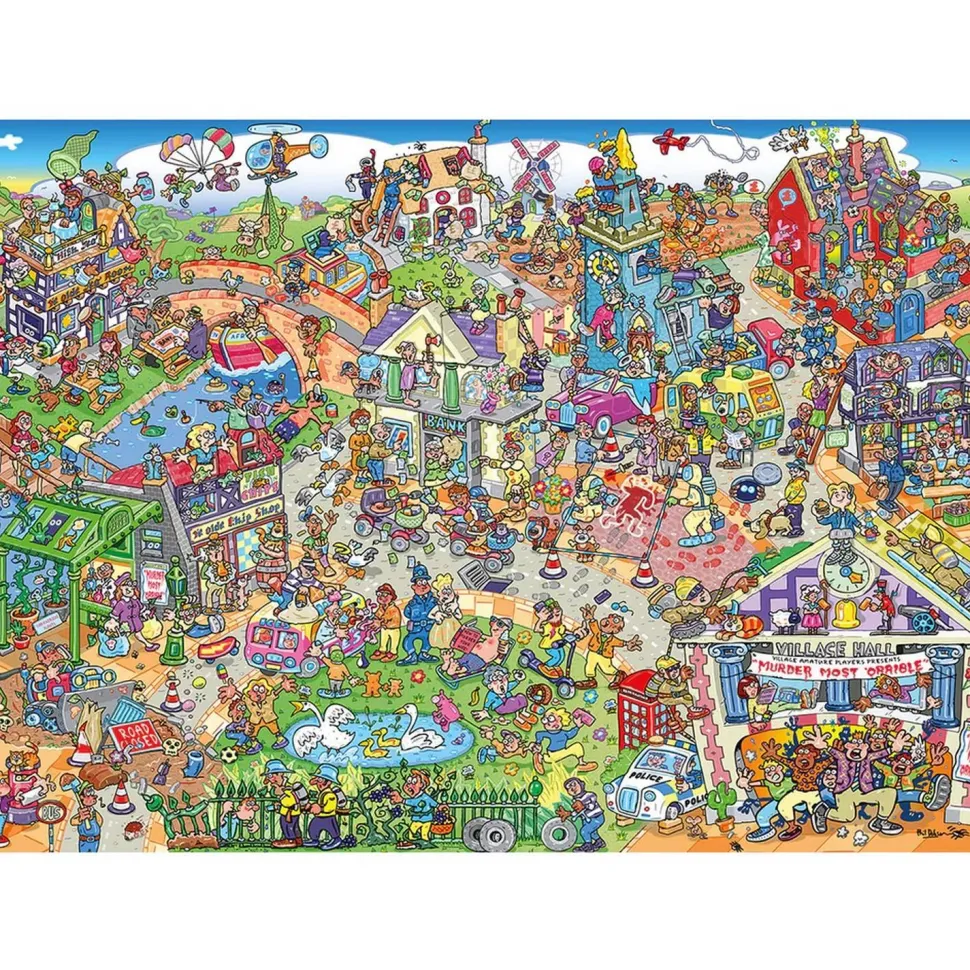 Puzzle 1000 pièces : Le chaos de la Saint-Jean - Gibsons
