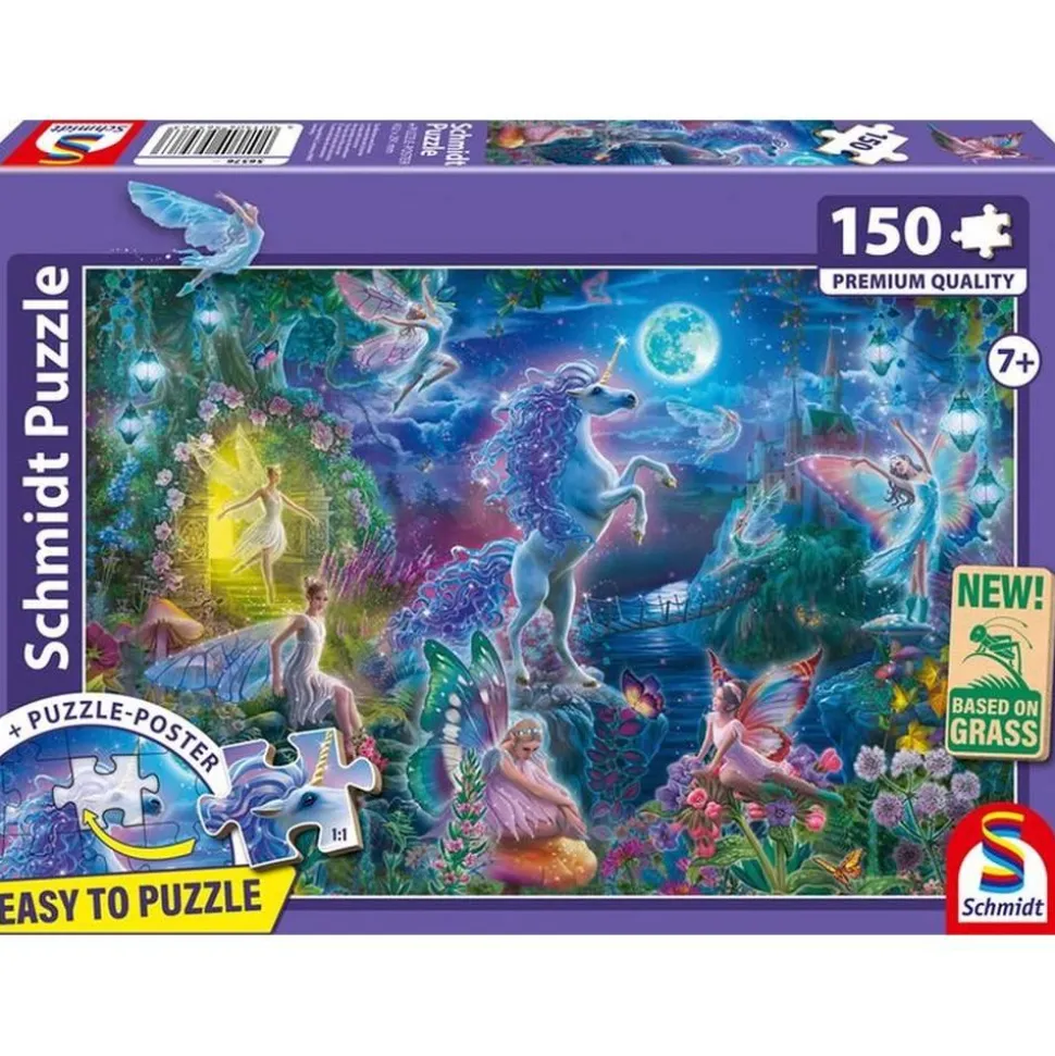 Puzzle 150 pièces : Le conte de fées de la licorne - Schmidt