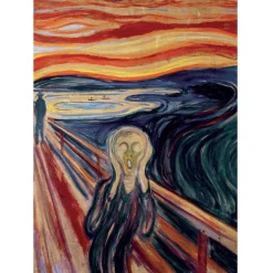Puzzle 1000 Pièces : Le Cri, Munch - Piatnik