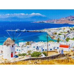 Puzzle 1000 Pièces : Île de Mykonos - Grèce - EnjoyPuzzle