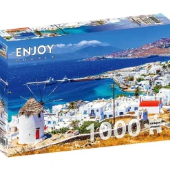 Puzzle 1000 Pièces : Île de Mykonos - Grèce - EnjoyPuzzle