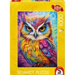 Puzzle 1000 pièces : Le hibou-perroquet - Schmidt