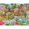 Puzzle 1000 pièces : Le Jardin japonais - Gibsons