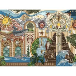 Puzzle 1500 pièces : Le jardin des rêves - Nathan