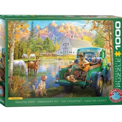 Puzzle 1000 pièces : Le lac chantant par Angelo Bonito - Eurographics