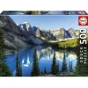 Puzzle 500 pièces : LE LAC D'ALBERTA - Educa