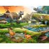 Puzzle 100 pièces : Le monde des dinosaures - Castorland