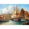 Puzzle 1000 pièces : Le port de Gdansk, Pologne - Castorland