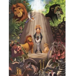 Puzzle 1000 pièces : Le Roi Lion - Clementoni