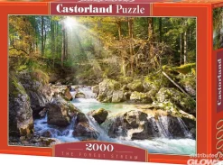 Puzzle 2000 pièces - Le ruisseau de la forêt - Castorland