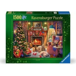 Puzzle 1500 pièces : Le réveillon de Noël - Ravensburger