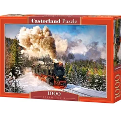 Puzzle 1000 pièces : Le train à vapeur - Castorland
