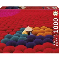 Puzzle 1000 pièces : LE VILLAGE D'ENCENS, VIETNAM - Educa