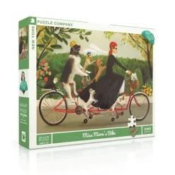 Puzzle 1000 pièces : Le vélo de Miss Moon - New York Puzzle Company
