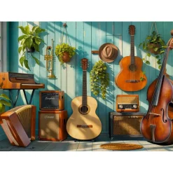 Puzzle 1000 pièces : Les airs du garage - CherryPazzi