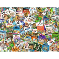 Puzzle 1000 pièces : Les albums d'Astérix - Nathan