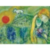 Puzzle 1000 pièces : Les amoureux de Vence, Marc Chagall - Eurographics