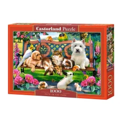 Puzzle 1000 pièces : Les animaux au parc - Castorland