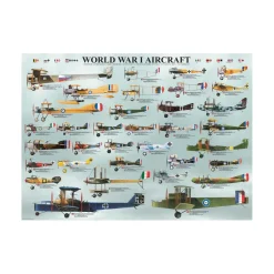 Puzzle 1000 pièces : Les avions de la Première Guerre Mondiale - Eurographics