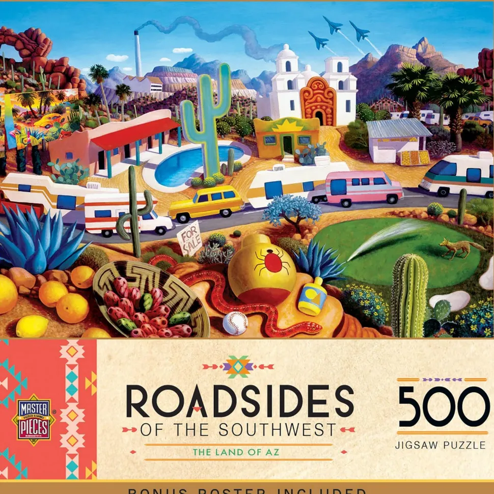 Puzzle 550 pièces : Les bords de route du Sud-Ouest - Le Pays d'AZ - Master Pieces