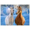 Puzzle 260 pièces : Les chevaux d'hiver - Castorland
