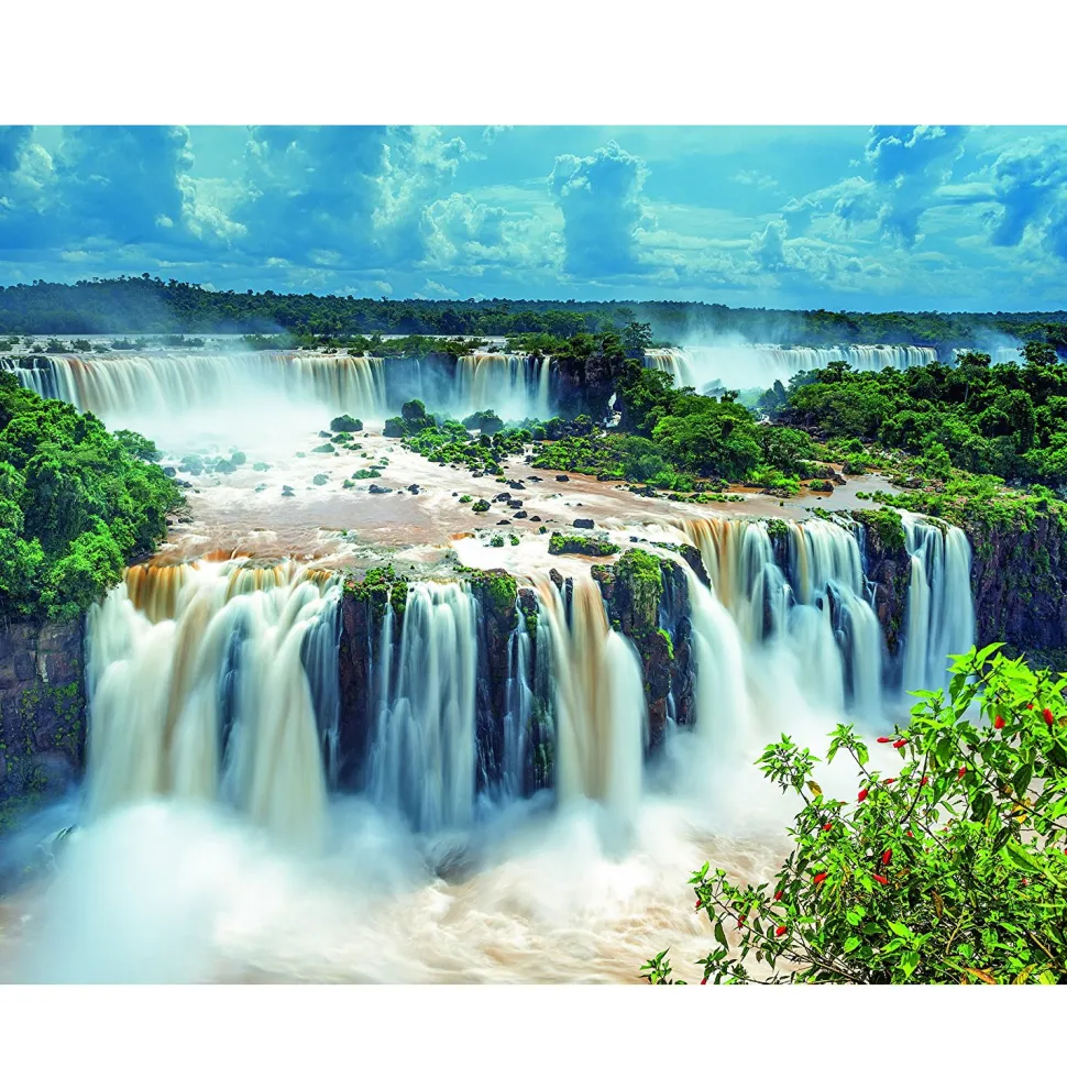Puzzle 2000 pièces : Les chutes d'Iguazu, Brésil - Ravensburger