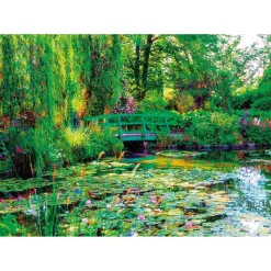 Puzzle 1500 pièces : Les jardins de Claude Monet, Giverny - Nathan