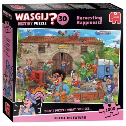 Puzzle 1000 pièces : Les moissons du bonheur - Wasgij Destiny #20 - Diset