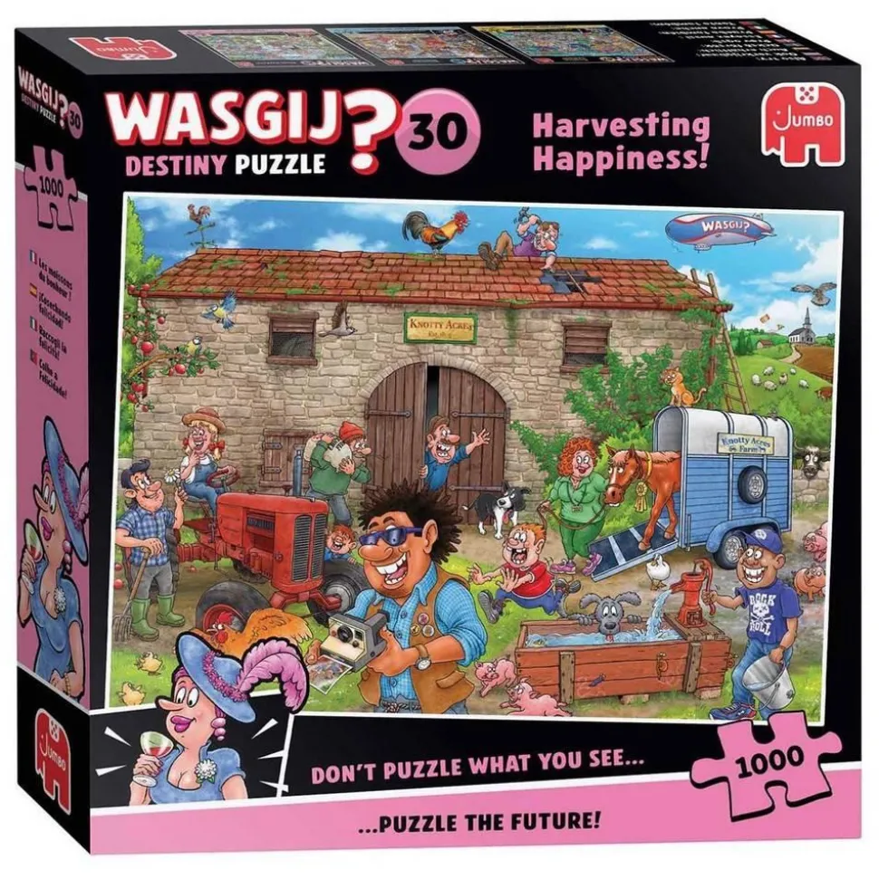 Puzzle 1000 pièces : Les moissons du bonheur - Wasgij Destiny #20 - Diset