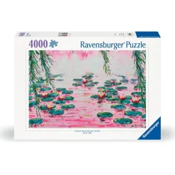 Puzzle 4000 pièces : Les nénuphars roses - Ravensburger