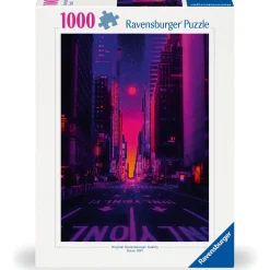 Puzzle 1000 pièces : Les néons de New York - Ravensburger